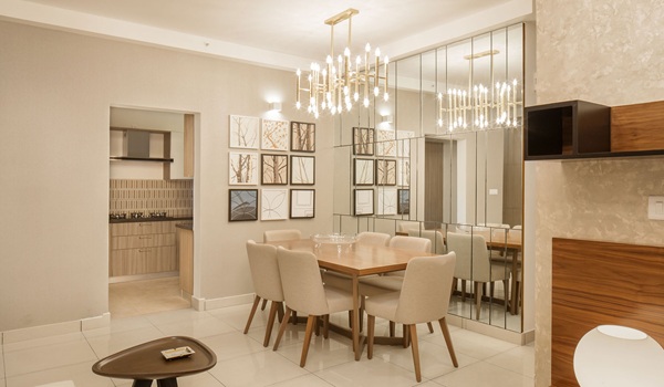 Purva Heron apartment dining area interior